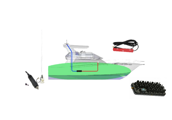 Cel-Fi ROAM R41 for Boats with Blackhawk Marine lay down Antenna